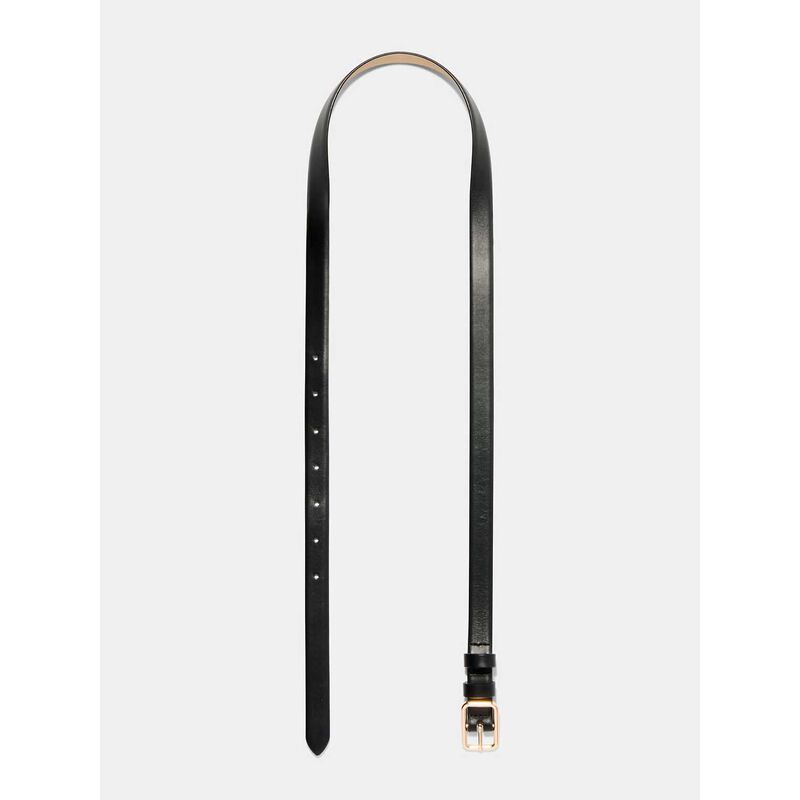 Veronika Maine Classic Skinny Leather Belt image number 1